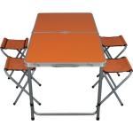 Uniqamping Katlanır Piknik/kamp Masası Seti Çanta Tipi (4 Taburesiyle Birlikte)