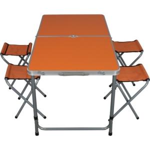Uniqamping Katlanır Piknik/kamp Masası Seti Çanta Tipi (4 Taburesiyle Birlikte)