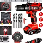 Darbeli - Yedek Akülü - Su Terazi Göstergeli - Metal Şanzıman Usta Setli Çantalı Şarjlı